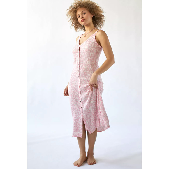 Billabong Dresses & Skirts - Billabong Sweet Edges Floral Midi Dress Size Small